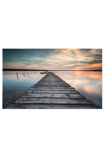 StoryGift Romania Tablou Canvas - Peisaje Superbe Cu Apus Si Rasarit La Mare