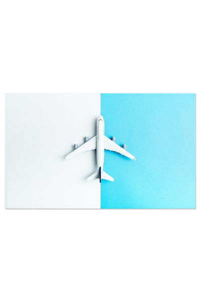 StoryGift Romania Tablou Canvas Avion In Plan Orizontal Avion, Model, Zbor, C...