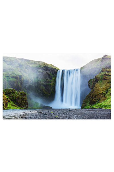 StoryGift Romania Tablou Canvas - Caderea Apei In Islanda - Minunile Naturii