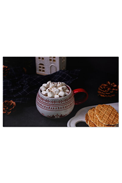 StoryGift Romania Tablou Canvas Deliciu Calduros De Craciun Bautura De Ciocol...