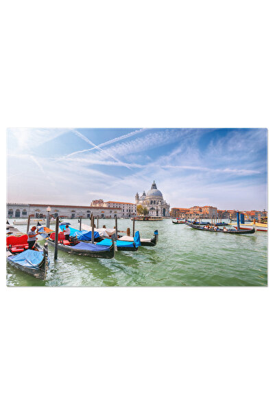 StoryGift Romania Tablou Canvas Peisaj Urban La Venetia Cu Canalul Grande Ven...