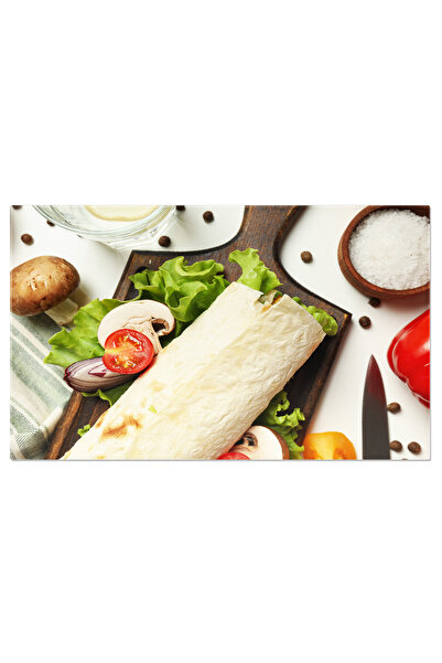 StoryGift Romania Tablou Canvas Mancare Delicioasa Rapida Sau Facuta In Casa Ciuperci Umplute Cu Pui Si Ceapa, Un