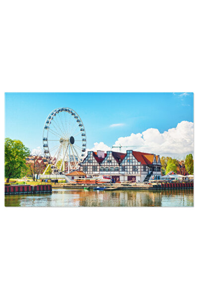 StoryGift Romania Tablou Canvas: Ferris Wheel In Gda?sk, Polonia