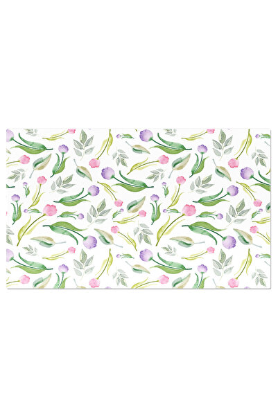 StoryGift Romania Tablou Canvas - Model Floral: Eleganta Pe Fundal Alb