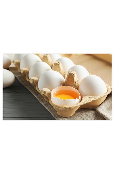 StoryGift Romania Tablou Canvas Bucatarie Culinara Cu Jumatate De Pui Si Galbenusuri