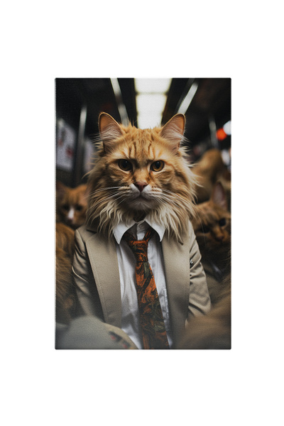 StoryGift Romania Tablou Canvas: Gruparea Splendoarei Din Ochii Felinelor În Visul De Jad Pictura Digitala