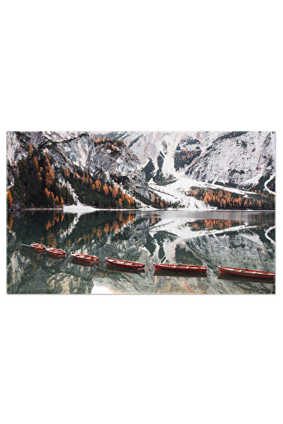 StoryGift Romania Tablou Canvas Lacul Braies In Dolomiti: Liniste Si Frumuset...
