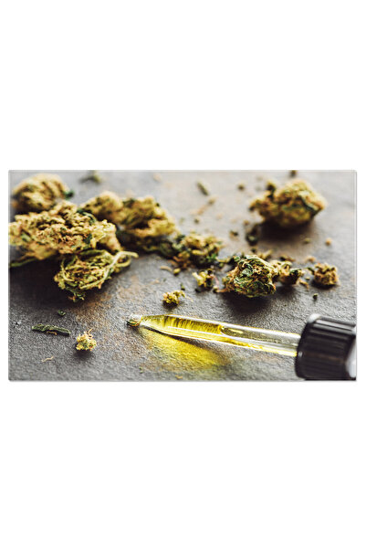 StoryGift Romania Tablou Canvas Perspectiva Detaliata A Butonilor De Marijuan...