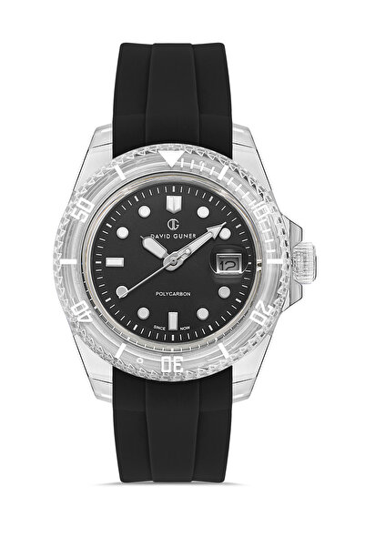 Siyah Kadranlı Beyaz Kaplamalı Unisex Kol Saati - Dg-8656gd-j2