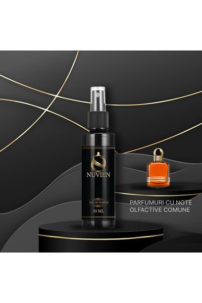Nuvien Eau de Parfum, 50 ml - 030, inspired by Stronger Amber