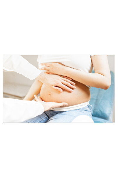 StoryGift Romania Tablou Canvas Masaj Abdominal In Timpul Sarcinii Sarcina, M...