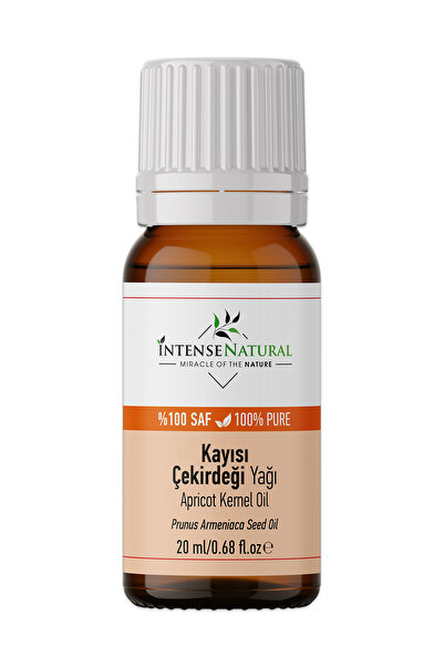 İntense Natural Kayısı Çekirdeği Yağı Soğuk Sıkım 20 Ml %100 Saf Ve Doğal Apr...