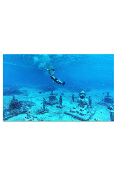 StoryGift Romania Tablou Canvas - Snorkeling In Paradis - Descopera Lumea Sub...