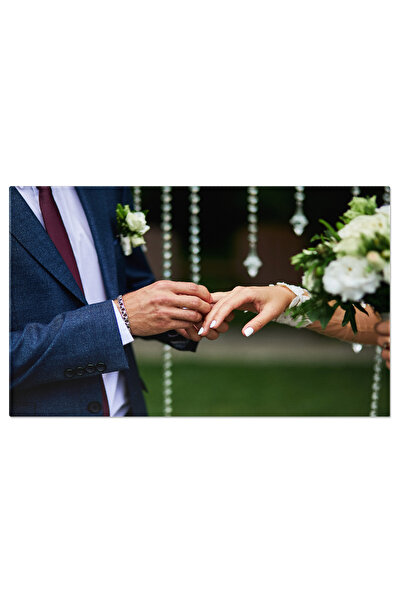 StoryGift Romania Tablou Canvas - Schimbarea Inelelor: Moment De Dragoste