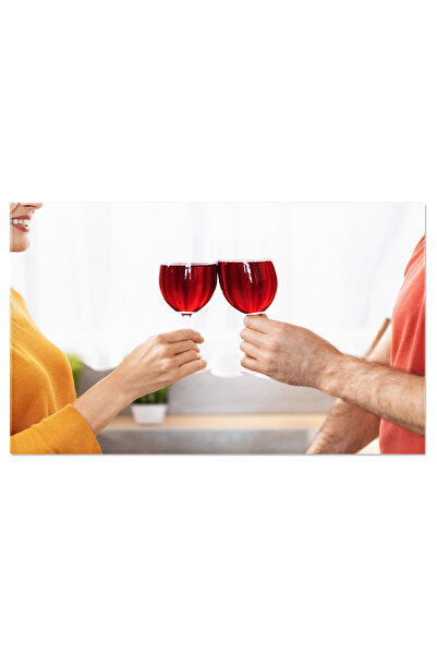 StoryGift Romania Tablou Canvas - Intalnirea De Seara La Un Vin Rosu, Conexiu...