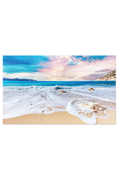StoryGift Romania Tablou Canvas: Plaja Myrtos - Vara Pe Insula Kefalonia