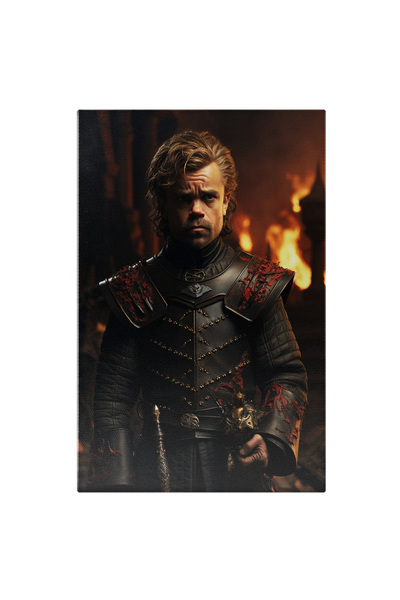 StoryGift Romania Tablou Canvas 60 x 40CM portret barbat stil Tyrion Lanniste...