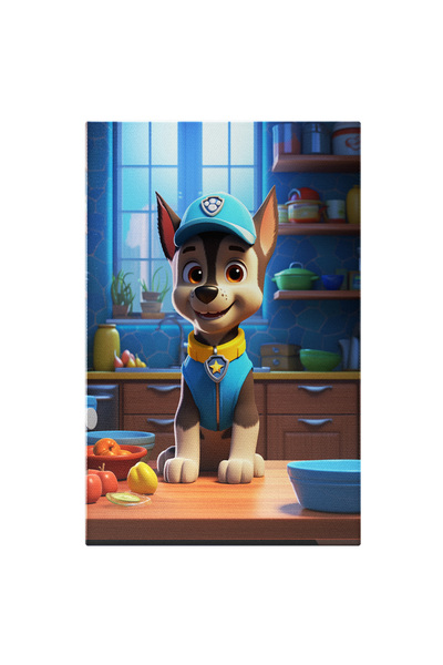 StoryGift Romania Tablou Canvas: Personaj Cățel În Bucătărie- Desene Animate ...