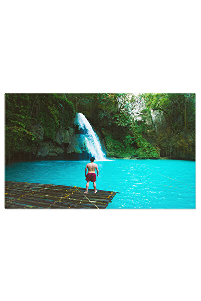 StoryGift Romania Tablou Canvas Cascada Kawasan In Cebu, Filipine Vi, Asia, C...