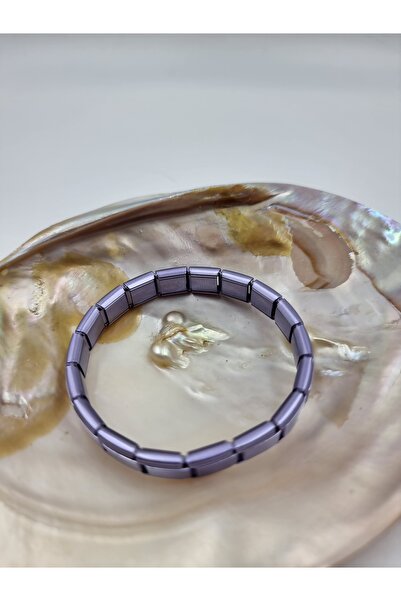 MZAtelier Lila İtalyan Charm Bileklik