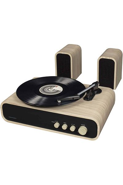 CROSLEY Vintage Crosley CR6035A-NA Pickup with Removable Speakers and Bluetooth
