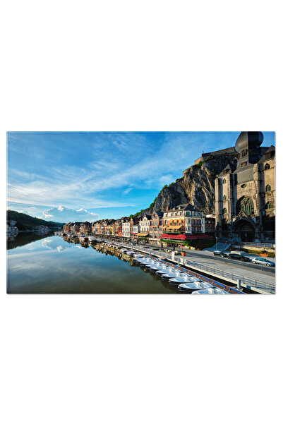 StoryGift Romania Tablou Canvas - Citadela Dinant - Priveliste Picturata A Or...