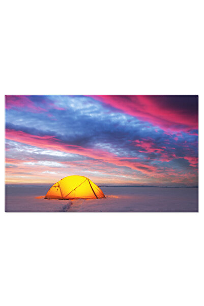 StoryGift Romania Tablou Canvas - Peisaj De Iarna: Calatorie Intr-o Lume Ingh...