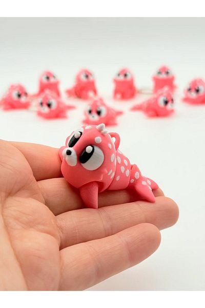 moonparacord 3D Moving Seal Keychain