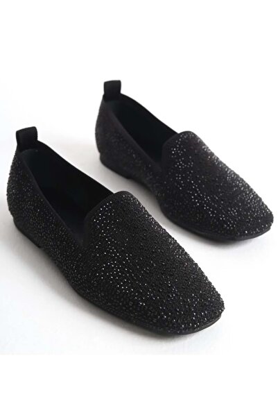 Kids Club Shoes Feles Knitwear Stone Blunt Toe Pantofi de balet pentru femei ...