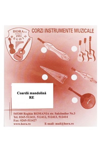 Hora Mandolin String RE Hora Reghin