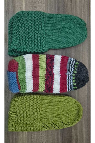Esintili yaşam Hand Knitted Dowry Booties & Chetik
