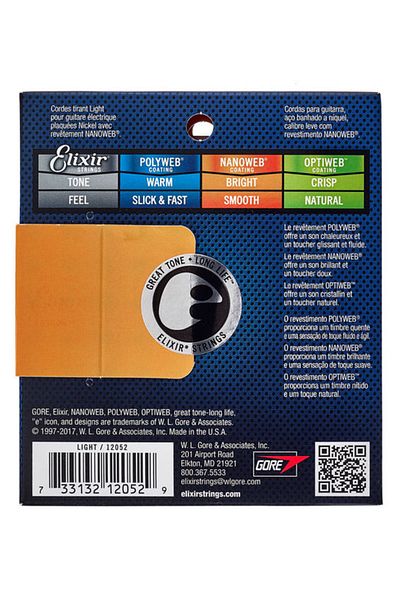 Elixir Elixir Nanoweb Light 010-046 electric guitar strings