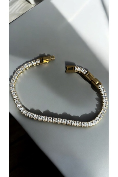 İNN JEWELLERY سوار فولاذي غير مشوه ومضاد للحساسية مع شكل الممر المائي (ضمان ا...