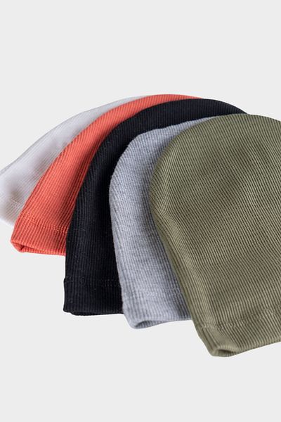 Damla Soft and Delicate Baby Cotton Beanie Set of 5 for Children