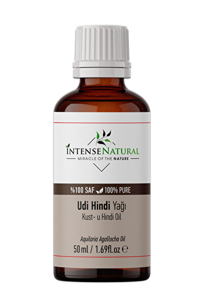 İntense Natural Udi Hindi Yağı 50 ml %100 Saf Ve Doğal Kust-u Hindi Oil