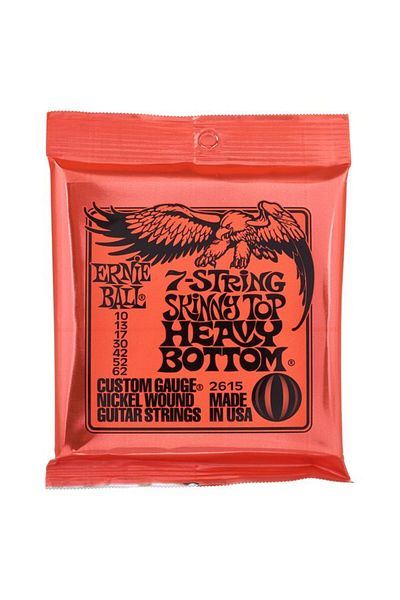 Ernie Ball 2615 Skinny Top Heavy 7, 7 string electric guitar set
