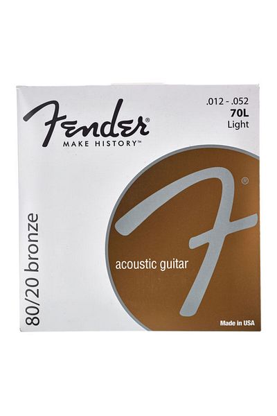 FENDER Fender 70L Acoustic Guitar String Set, 012-052