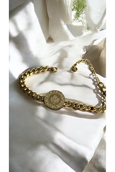 İNN JEWELLERY سوار من الفولاذ، سلسلة مقاومة للتآكل ومضادة للحساسية (ضمان المس...