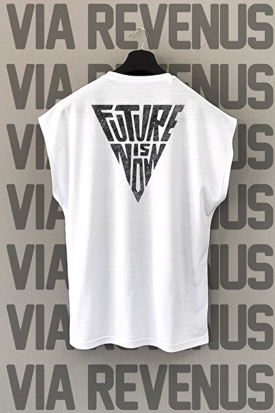 Vordevia Το μέλλον είναι τώρα Αθλητικό μπλουζάκι με μηδενικό μανίκι με λαιμόκοψη