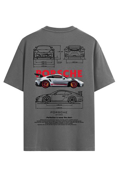 Uniquetex Μπλουζάκι VEK Oversize Car Printed PRSCH