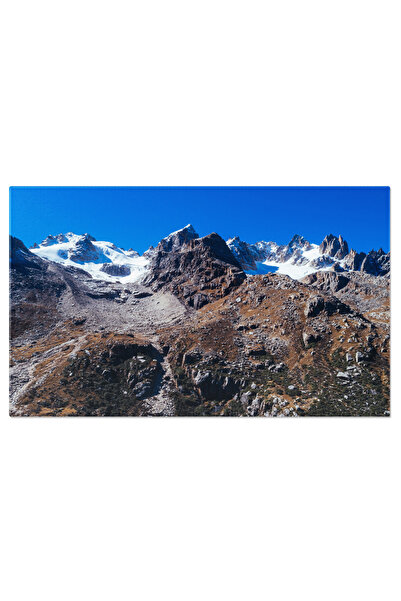 StoryGift Romania Tablou Canvas - Splendoare Asiatica: Munti Inalti, Gheata, Peisaj Nepopulat, Natura Mareata