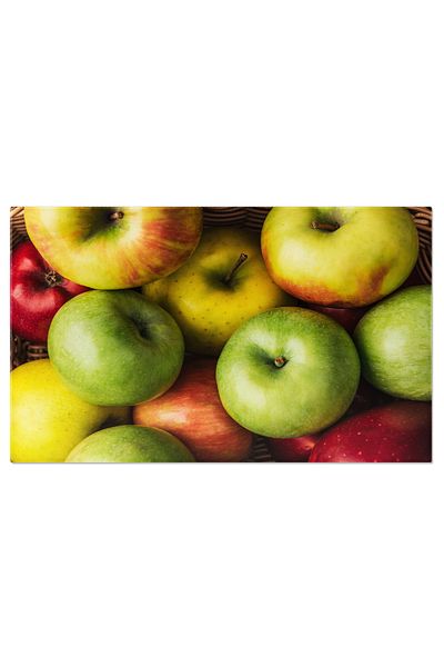 StoryGift Romania Tablou Canvas: Cos Cu Fructe Proaspete - Mar, Sanatos, Delicios