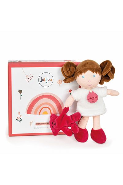 JOLIJOU Papusa din plus - Blanche, 21 cm, alb