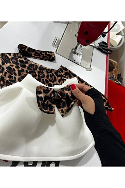 tunay moda Skirt Blouse and Bandana Set Eid Dress