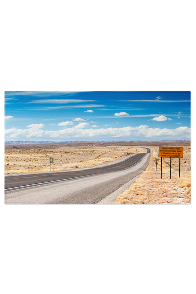 StoryGift Romania Tablou Canvas Autostrada Deschisa In New Mexico Peisaj, Asf...