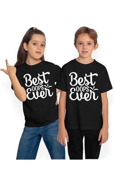 StoryGift Romania Tricou Copii Cu Textul In Engleza "best Oops Ever" - Cea Mai Tare "greseala" Dintotdeauna