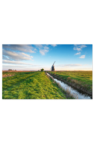 StoryGift Romania Tablou Canvas Moara De Vant La Halvergate Moara De Vant, Ar...