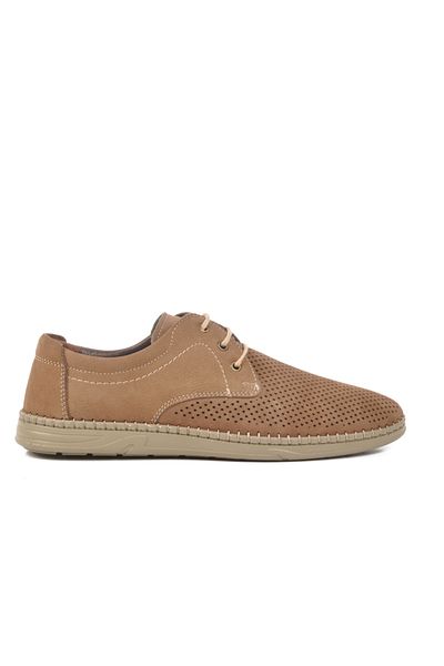 Aspor حذاء كاجوال للرجال من الجلد الطبيعي من Soil Nubuck لتقويم العظام