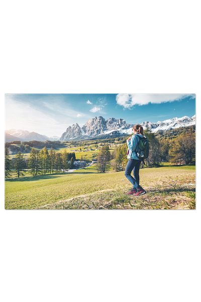 StoryGift Romania Tablou Canvas - Drumetie In Muntii Dolomiti: Calatorie In Armonie Cu Natura