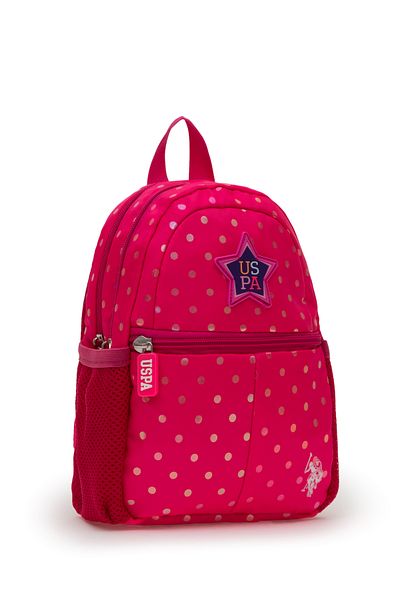 U.S. Polo Assn. Girl's Pink School Bag 50315100-Vr041